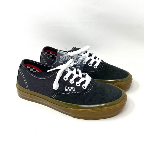 VANS Skate Authentic Shoes Women's Raven Gym Suede Canvas Black Size VN0A5FC8241 - Picture 5 of 9